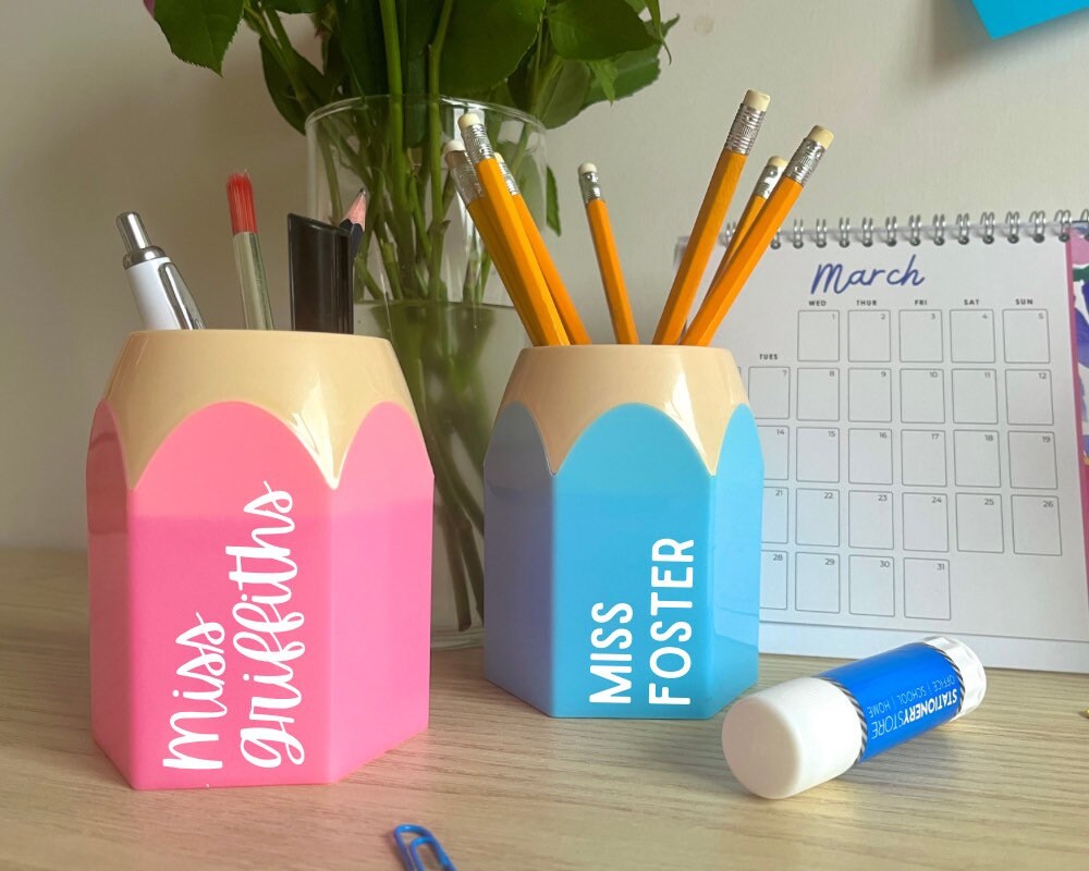 Teacher Pencil Pot | Thank you teacher | personalised pencil pot | teacher appreciation gift | thank you teacher gift | teacher gift