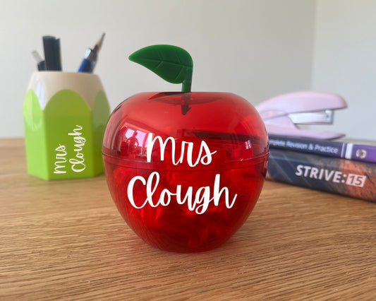 Teacher Fillable Apple Gift with fudge | Thank you teacher | personalised apple | teacher appreciation gift | thank you teacher gift