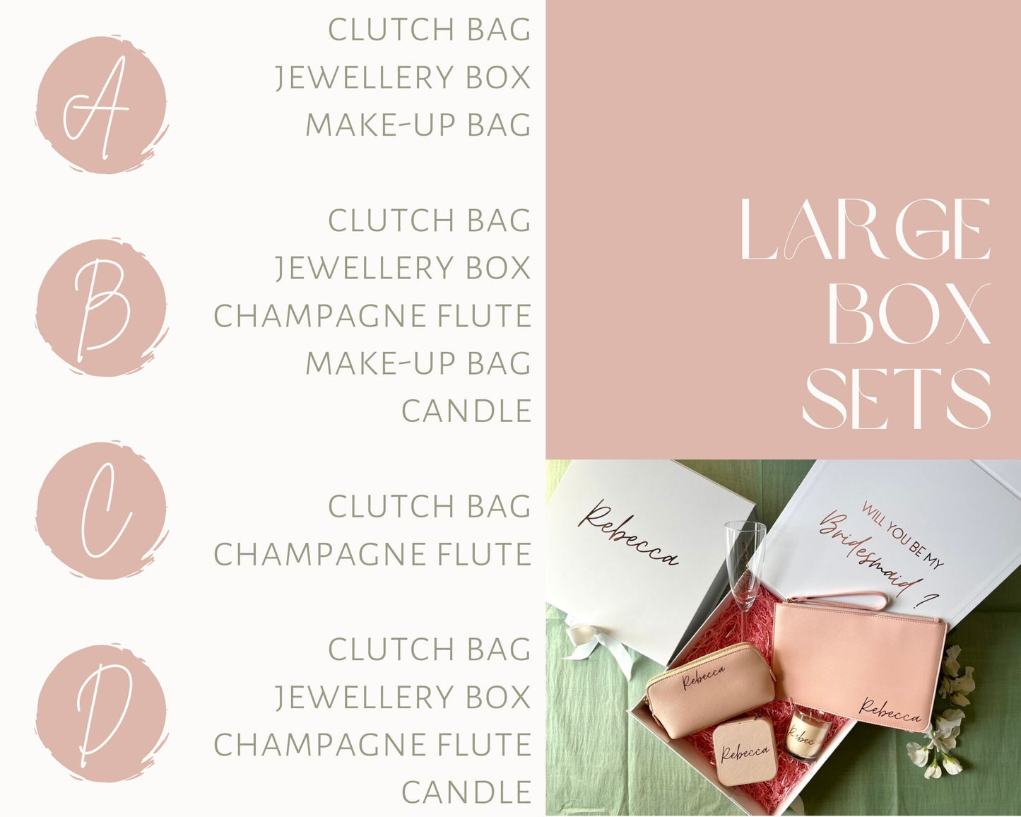 Bridesmaid Proposal Box Personalised Filled Bridesmaid Thank You Bridesmaid Gift Box Bridesmaid Gifts Maid of Honour Gift Box Wedding Party